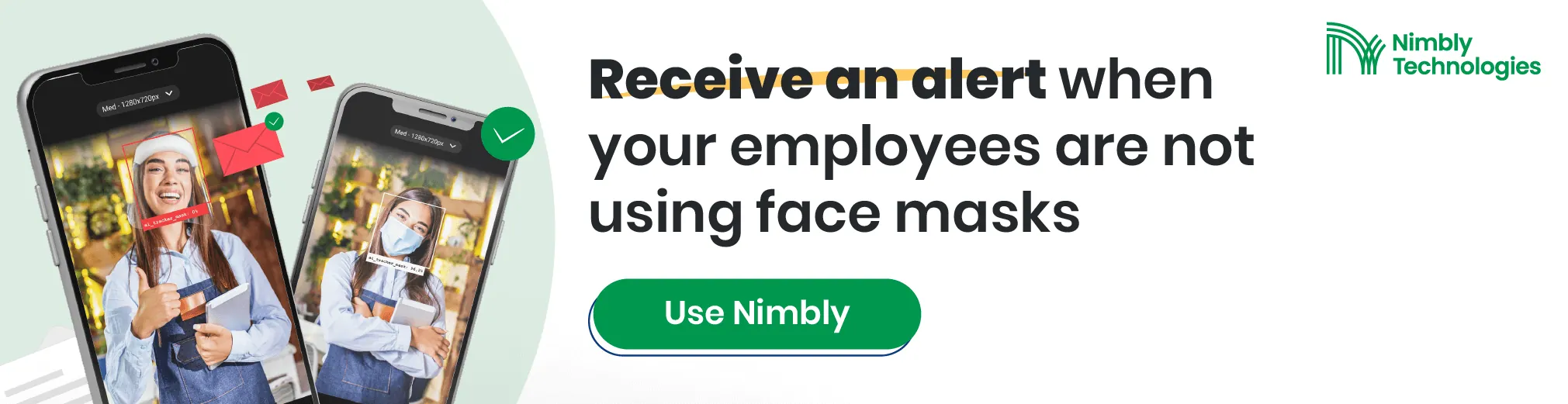 Reopening Restaurants, Employees are not using face masks Nimbly Technologies - FnB Business SOPs