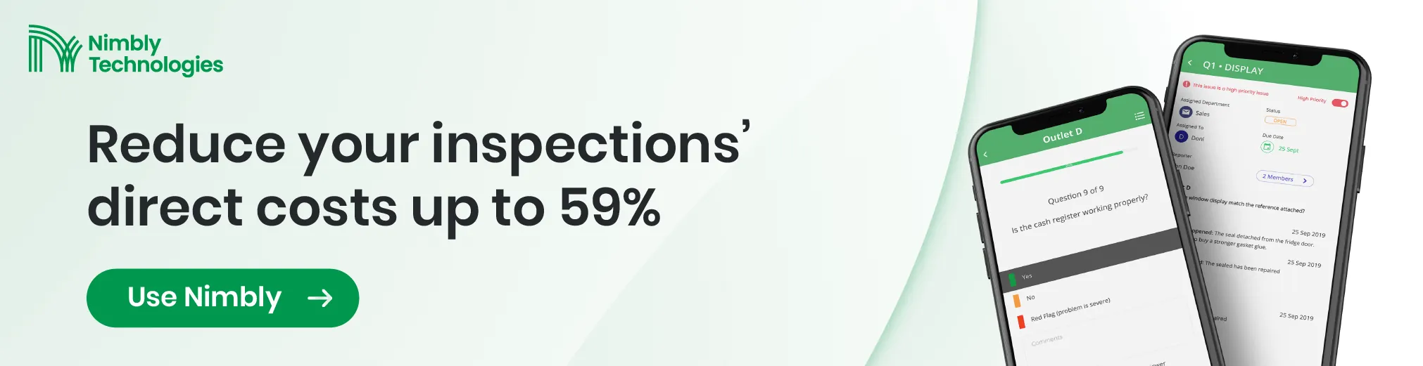 How to Maximizing restaurant online reviews and ratings - Nimbly technologies - reduce your inspections direct costs up to 59%