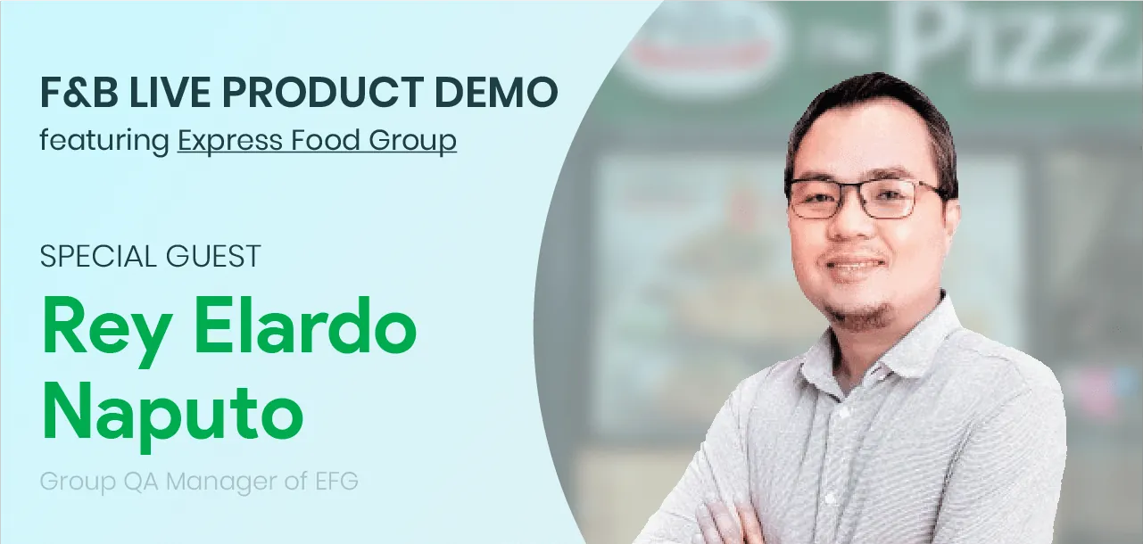 Nimbly Live Product Demo for Food and Beverage Industry featuring Rey Elardo Naputo, Group Quality Assurance Manager at Express Food Group
